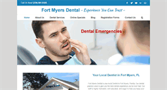 Desktop Screenshot of fortmyersdental.com